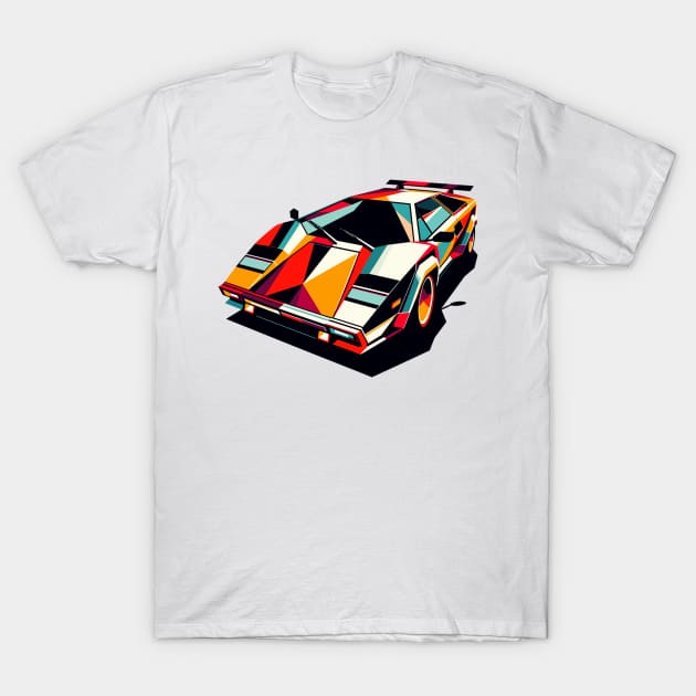 Lamborghini Countach T-Shirt by Vehicles-Art